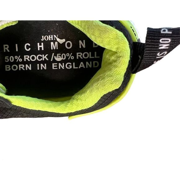 John Richmond Black & Lime Green Running Shoe Born in England NWOB Size 8 - Picture 6 of 9
